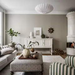 Salotto accogliente: come trasformare un mobile classico in moderno con dettagli chic e un tocco di natura.