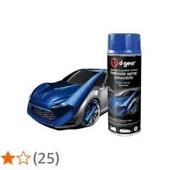 Spray per rimuovere vernice spray da carrozzeria. Pellicola blu rimovibile per auto.