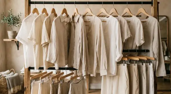 Un guardaroba essenziale: camicie e pantaloni in lino color canapa abbinamenti perfetti per un look naturale e chic.