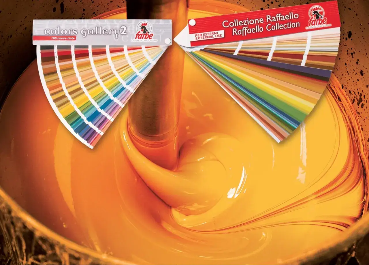 Ventagli di colori, uno grigio 